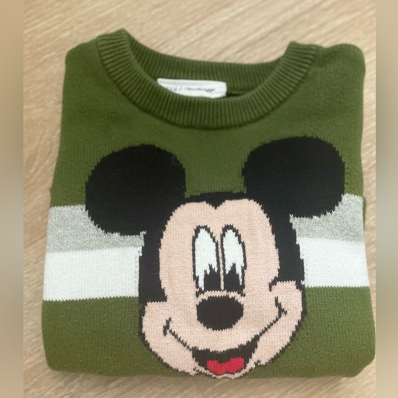 Baby Gap Disney Mickey Mouse Sweater. Size 2t. Made in Hong Kong. Cotton. - Picture 6 of 7